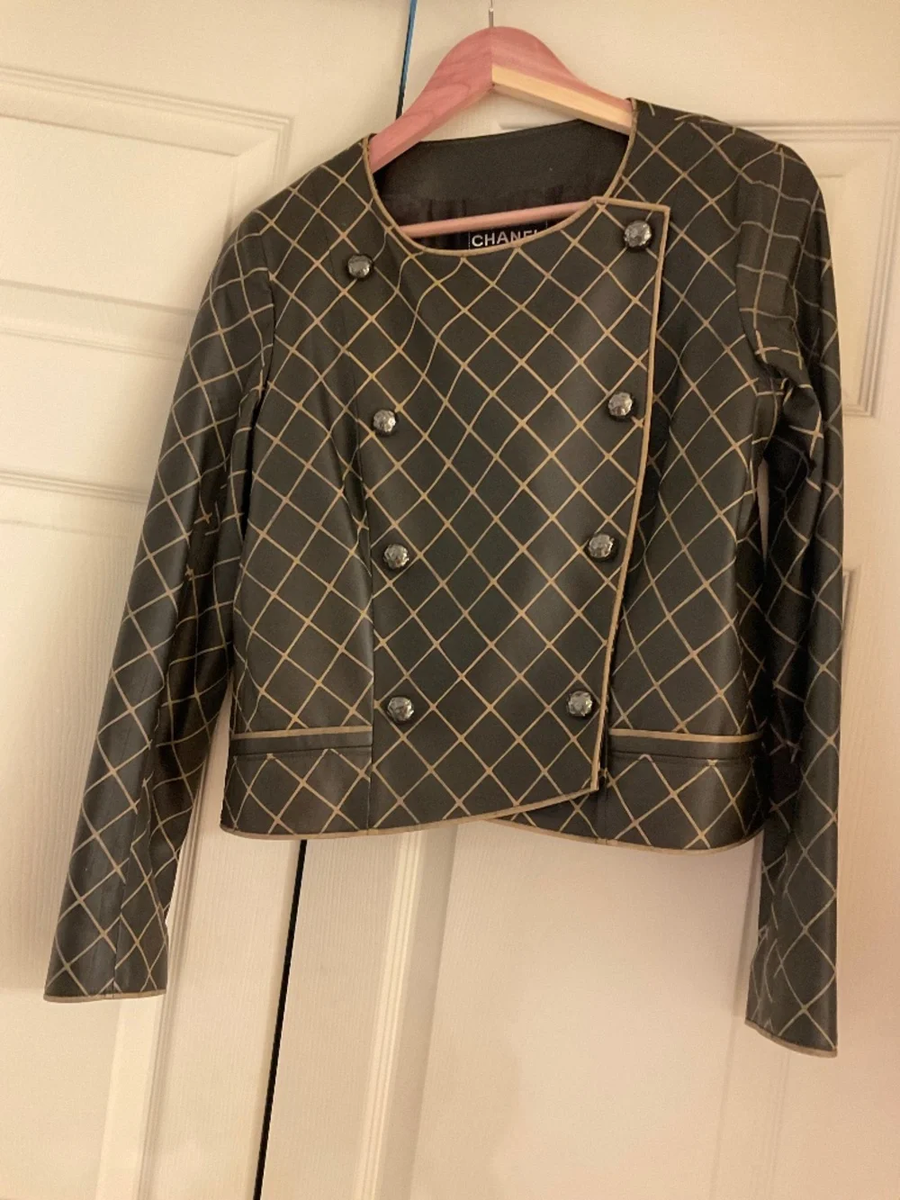 Chanel soft lambskin jacket 42